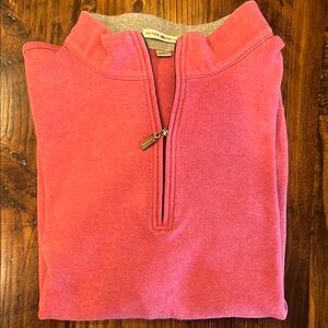 Peter Millar Pink Zip Up Sweater